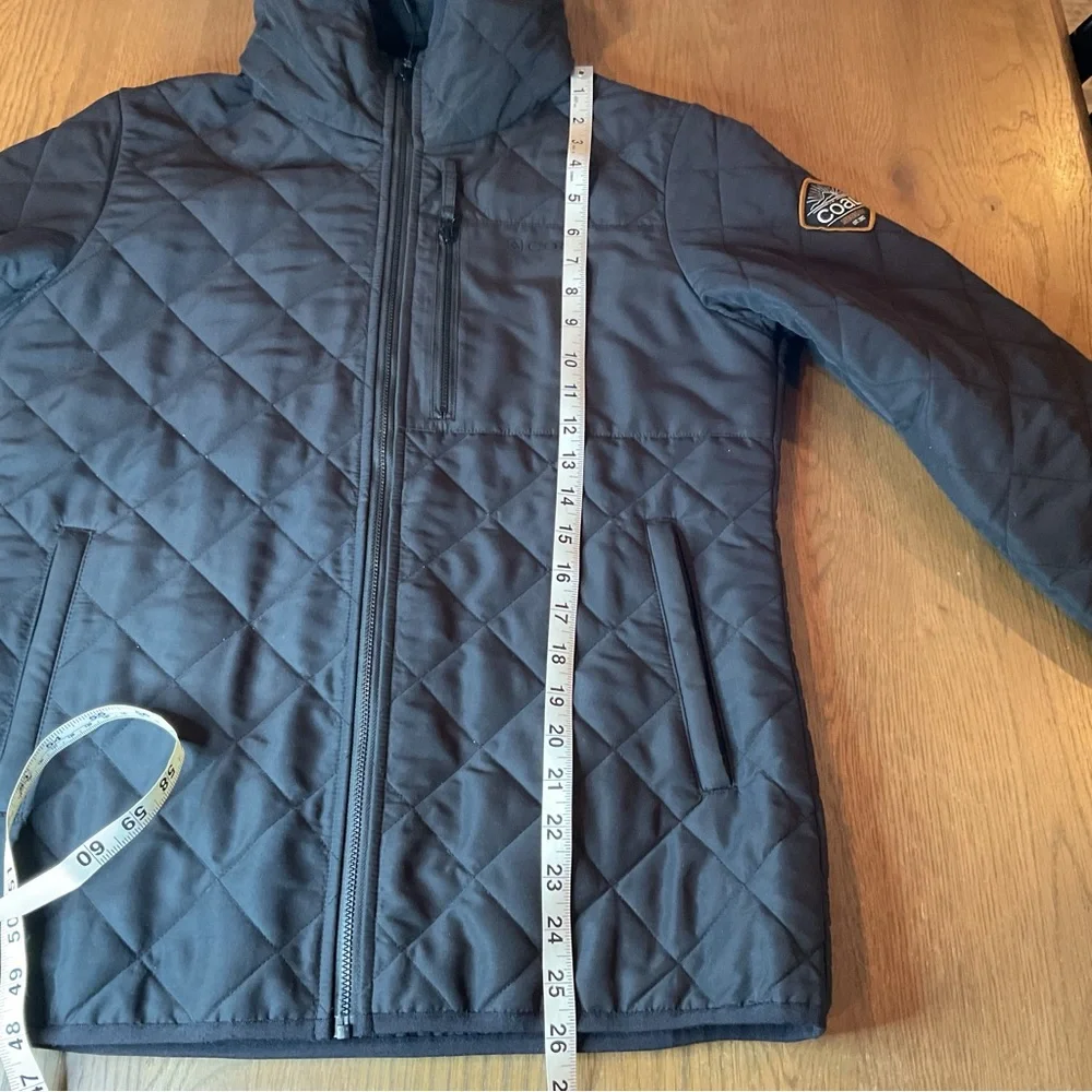 COAL Women’s Quilted Black Charcoal Snowboard Lightweight Jacket Small EUC